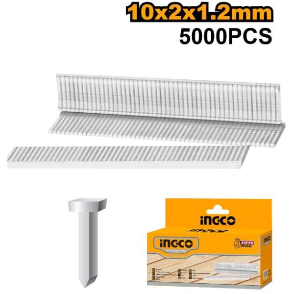 Ingco Brad Nail 5000PC 10x2x1.2mm