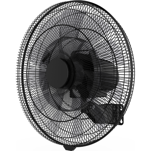 Wall Fan 18 Blade with Remote Black