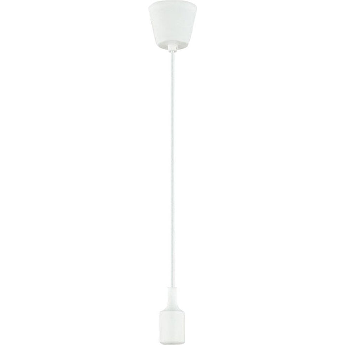 Ausma Pendant with E27 Lampholder White