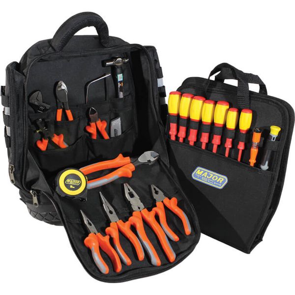 Electrician Tool Kit Backpack 16PC MT