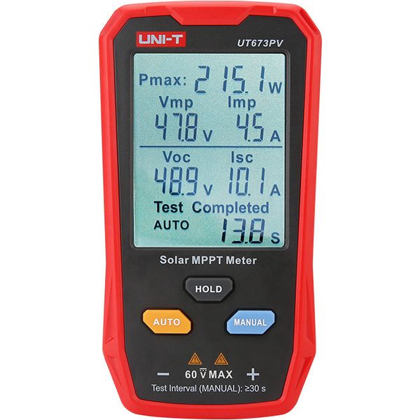 Solar Test Multimeter MPPT UNI-T