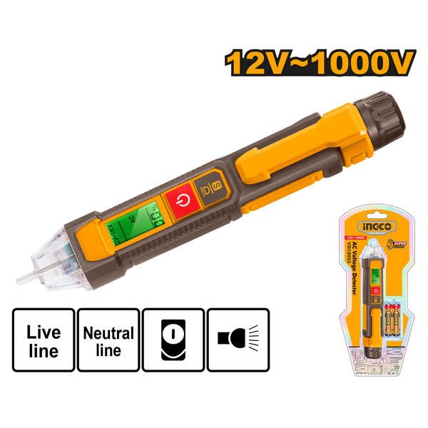 Ingco Voltage Detector AC 48-1000V Auto