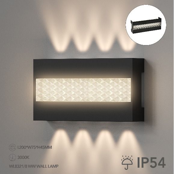 HT Led Wall Light Warm White WL8321/8