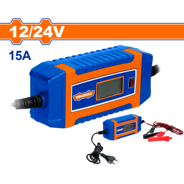 Wadfow Battery Charger 15A 12/24V