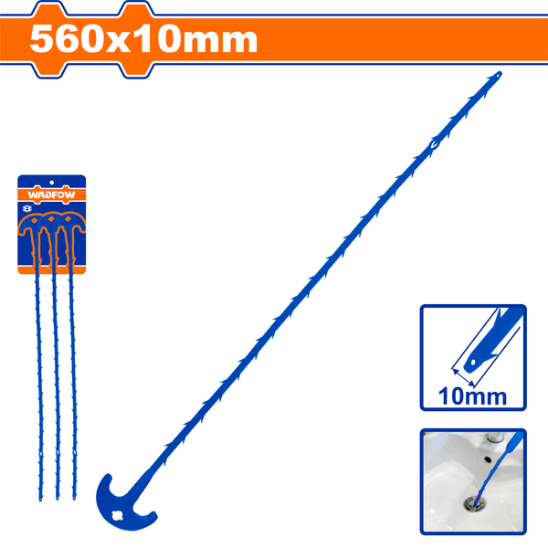 Wadfow Drain Cleaning Rod Set 9mmx5m