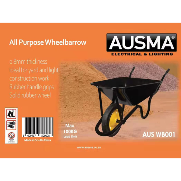 Ausma Wheel Barrow 0.8mm-Collection Only