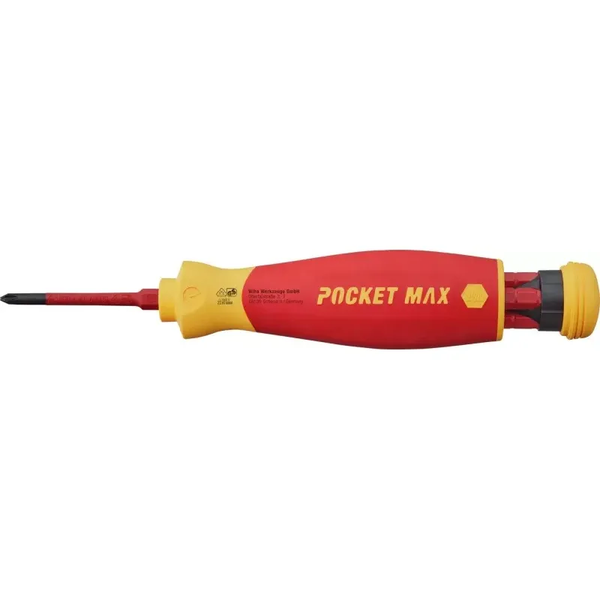 Wiha PocketMax Screwdriver - 4 Bits