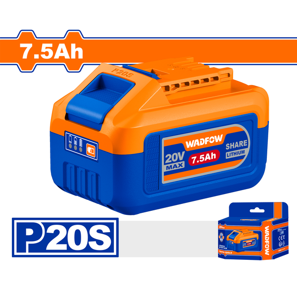 Wadfow Lithium-ion Battery 7.5AH 20V
