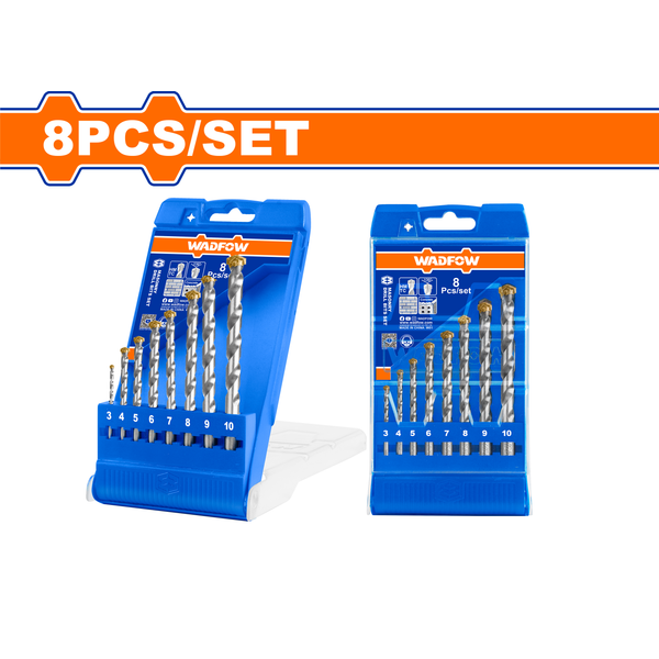 Wadfow Masonry Drill Bit Set 8Pcs