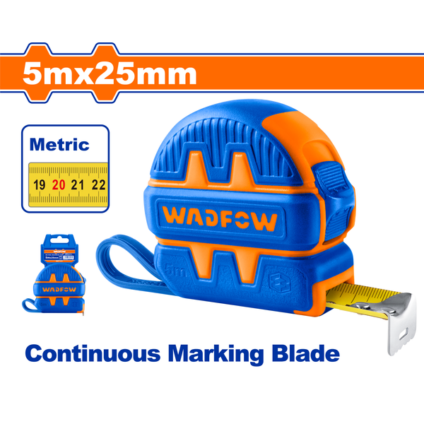 Wadfow Steel Measuring Tape 5x25m