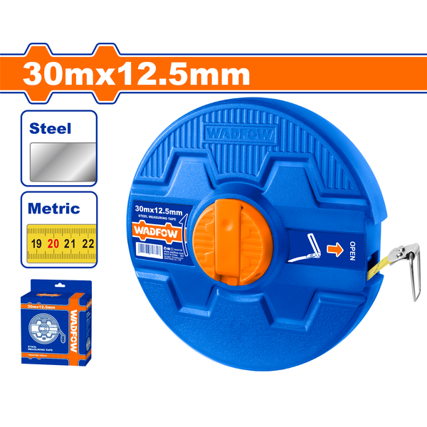 Wadfow 30mx12.5mm MeasuringTape
