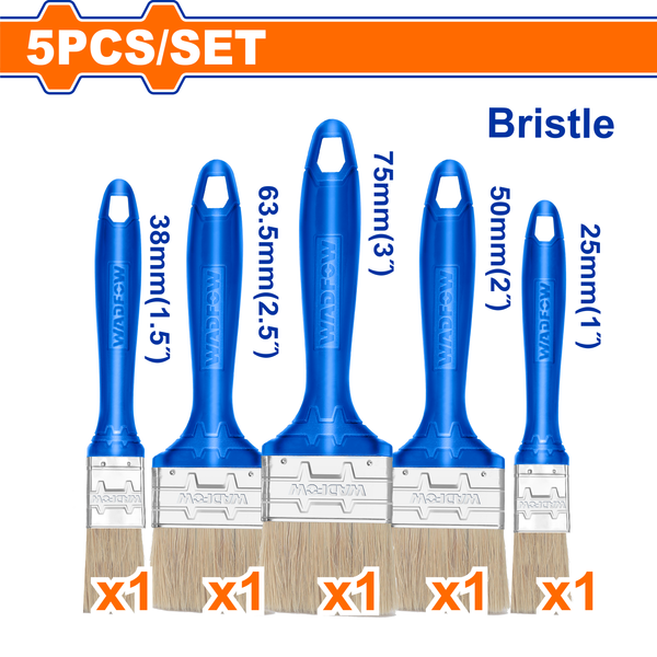 Wadfow Oil Base Paint Brush Set 5Pcs