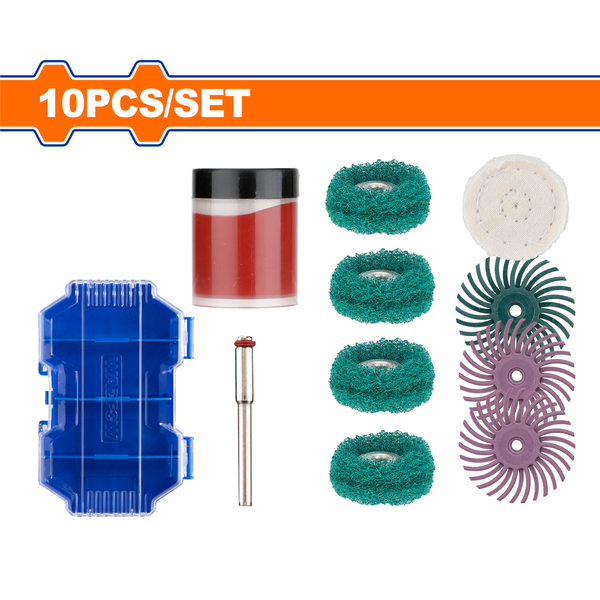 Wadfow Mini Drill Polishing Set 10Pcs