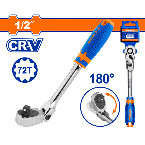 Wadfow Ratchet Flex Head CRV 300mm