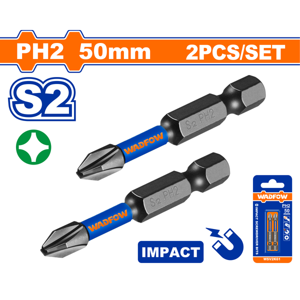 Wadfow Impact S/Driver Bit Set