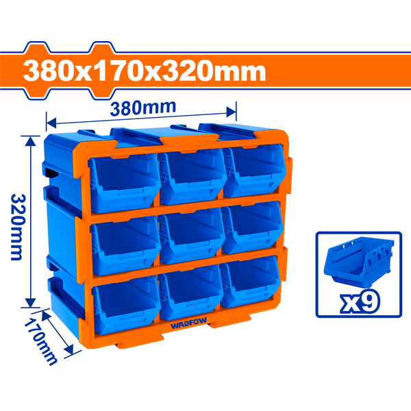 Wadfow Storage Set 380x170x320mm