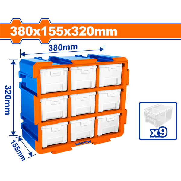 Wadfow Storage Tower Set 380x155x320mm