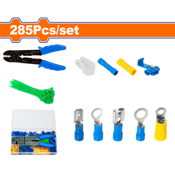 Wadfow Terminal Set incl Crimper 285Pcs