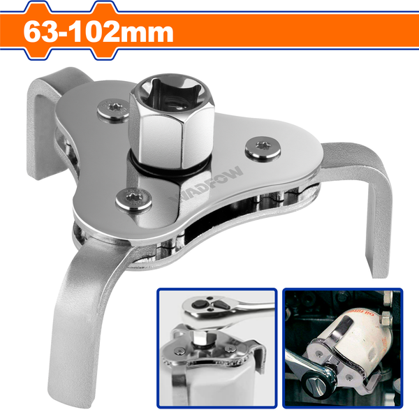 Wadfow Wrench Oil Filter Steel 3 JAW