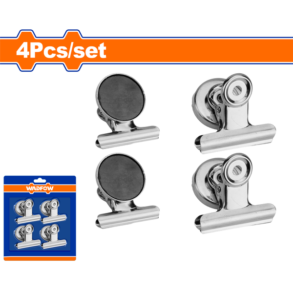 Wadfow Magnetic Clip Set 28mm 4Pcs
