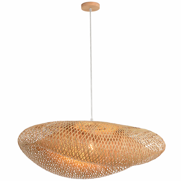 Brightstar Wood and Bamboo Pendant