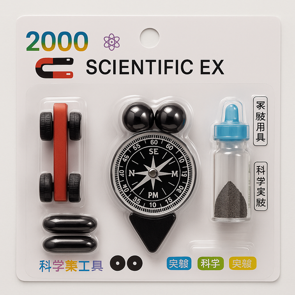 School Magnetic Sci Marble/Car Kit