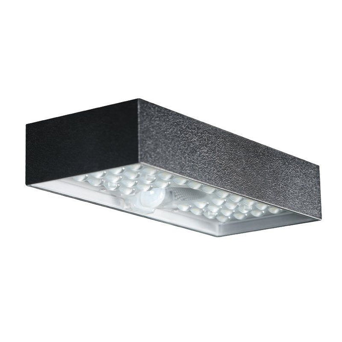 Solar LED Wall Brick Light - 6W Black
