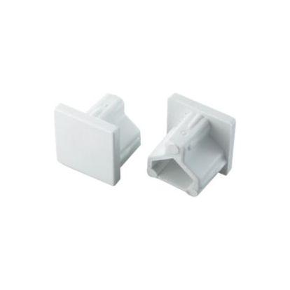 PVC Trunking Endcap - 16X16 (White)