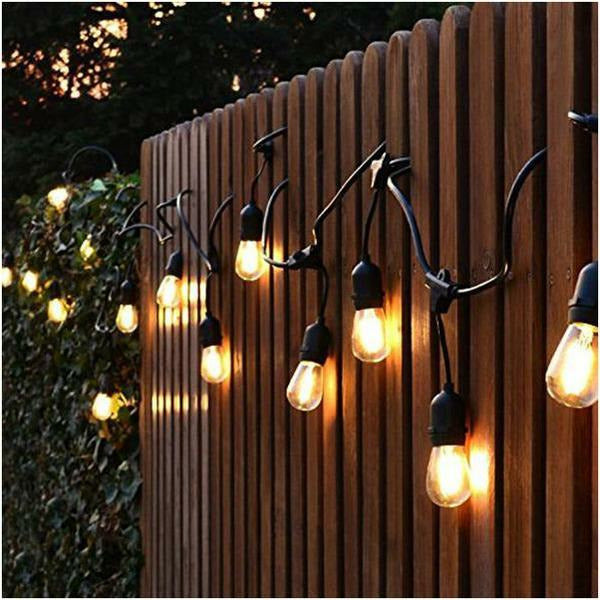 Vintage Outdoor Filament String Lights