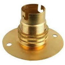 Lamp Holder Brass - B22 Lamp Batten