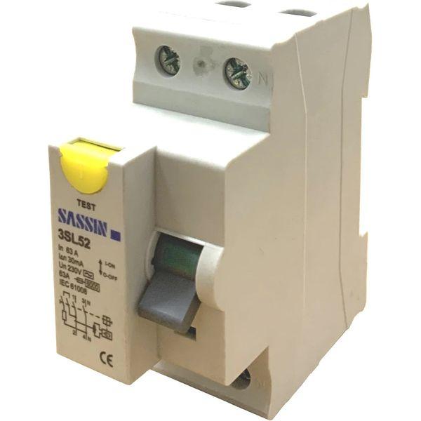 Sassin 63A 2P Earth Leakage - Din Rail