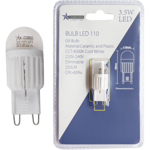 3.5W G9 LED Bulb