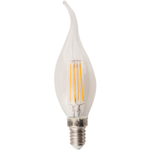 4W Warm White LED Filament Flame Bulb