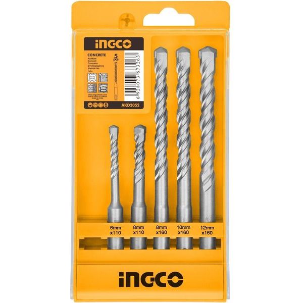 Ingco 5 Piece SDS + Bits Set