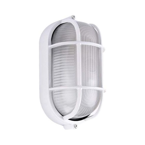 Oval Grid Bulkhead White - Large