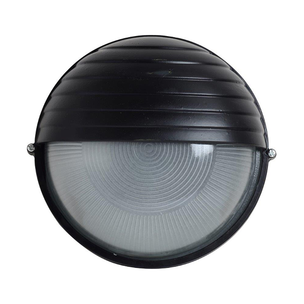 Round Eyelid Bulkhead Black - Large