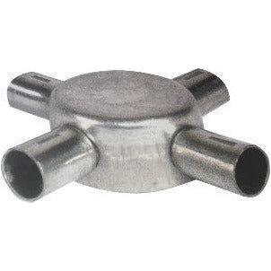 20mm 4 Way Galvanised Bosal Round Box For Sale | Brite Lighting ...