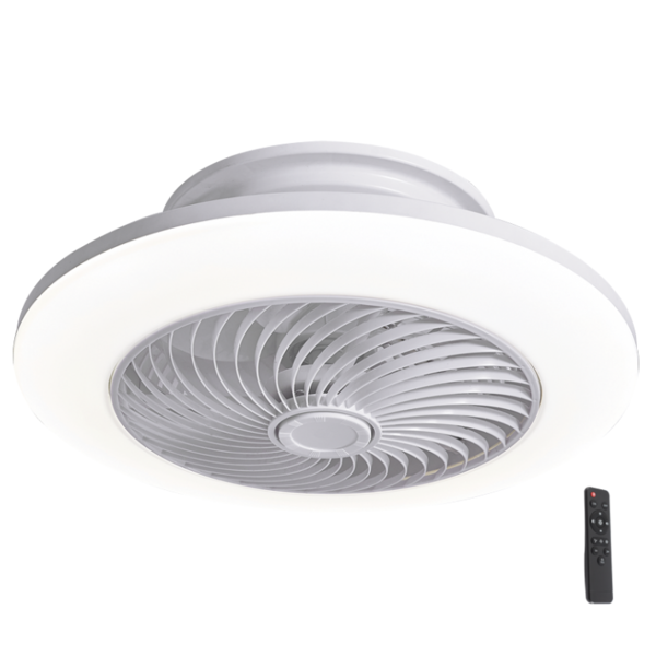 Space Saving Led Ceiling Fan White