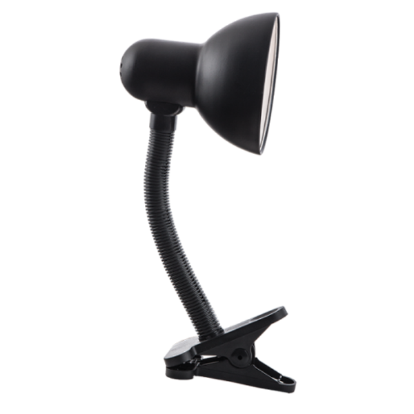Black Clip On Table Lamp