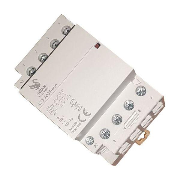 Swan 40A AC Contactor 240V 4 Pole