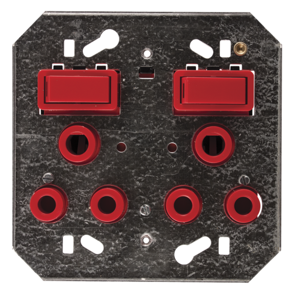 Red Plug Crabtree Dedicated Double Plug 4X4 Red For Sale | Brite Lighting ...