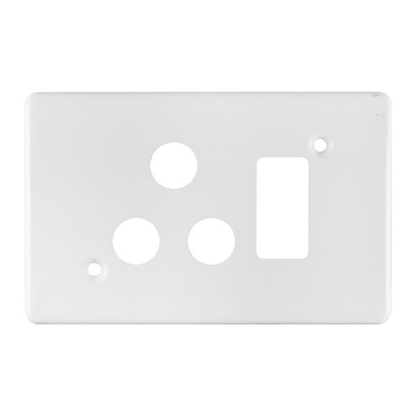 Crabtree Single Plug Cover 2X4 White - Brite Lighting