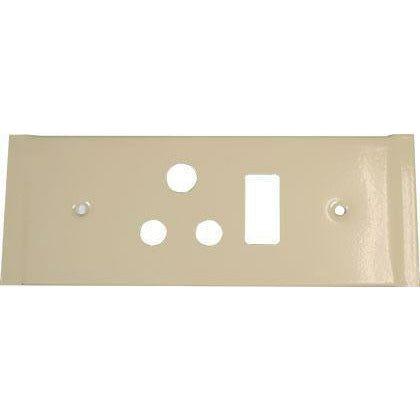PVC Power Skirting SSO Plug Cover; Beige - Brite Lighting