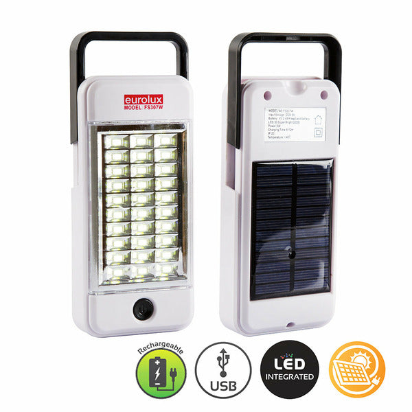 5W LED Solar Recharge Emergency Light