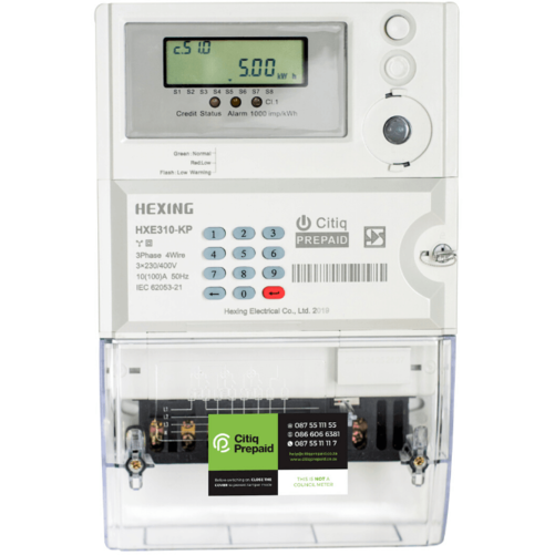 Hexing 3P Prepaid Electricity Meter