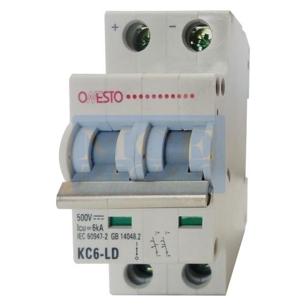 Onesto Circuit Breaker 2P 6KA 63A DC