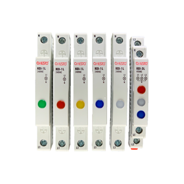 Led Din Rail Indicator 9mm - Green