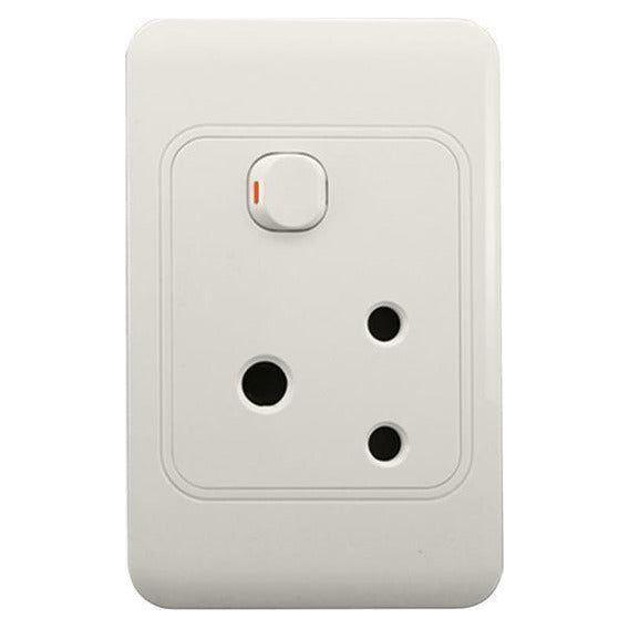 Lear Single Plug 2X4 White