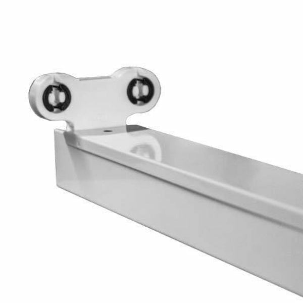 4FT Led Open Channel Wide Double Fitting