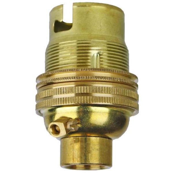 Lamp Holder Brass - B22 Lamp 10mm